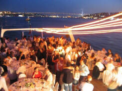 Diner cruise or a boat trip on the Bosphorus